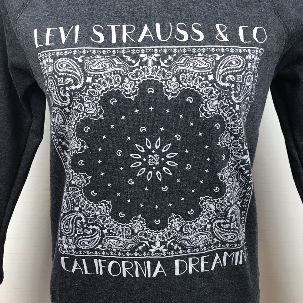 Levi’s Sweatshirt Hoodie California Dreaming EUC - Picture 11 of 11